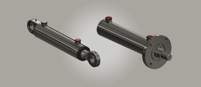 3D animation of a cylinder