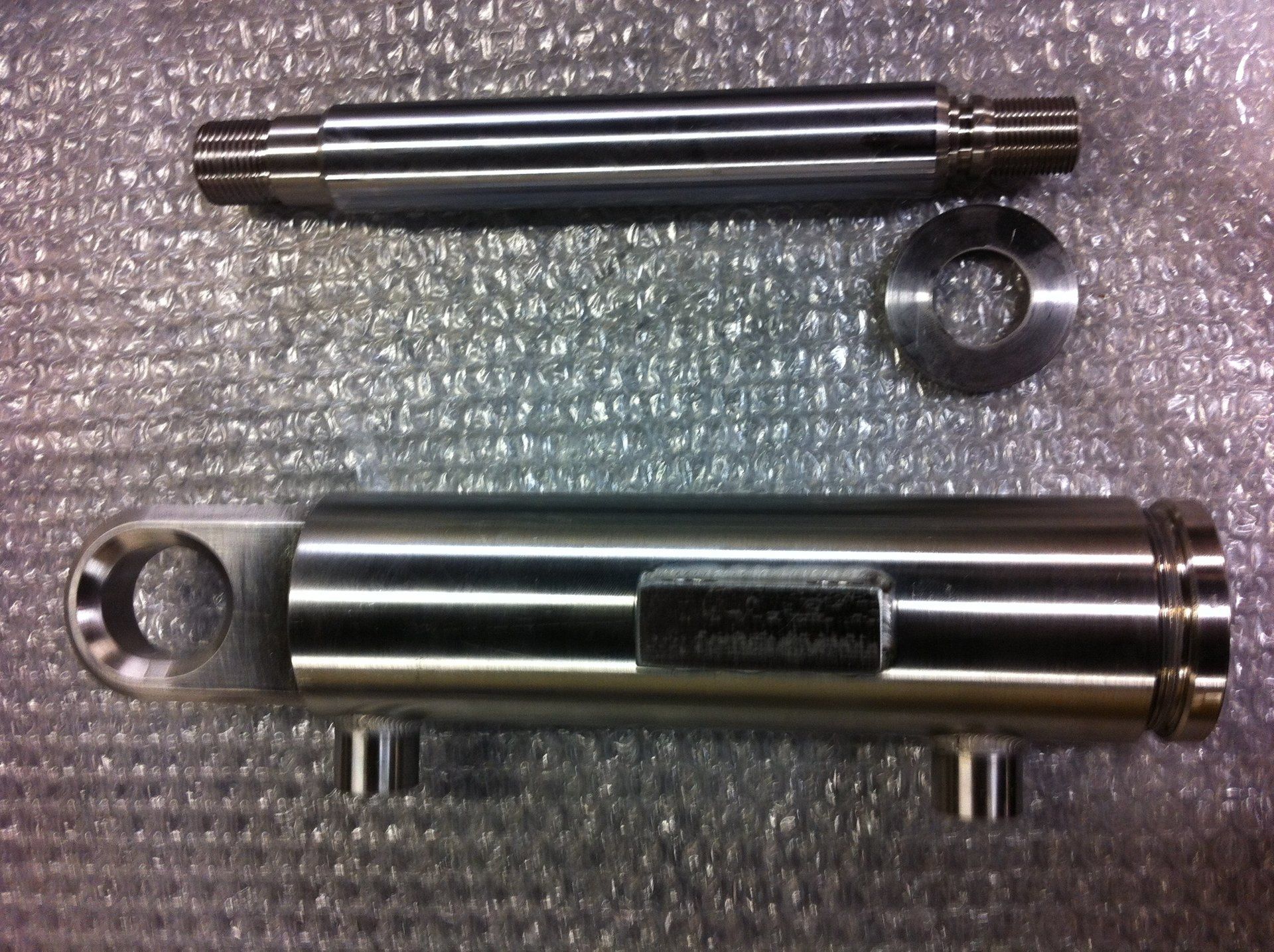 Steel cylinder and parts